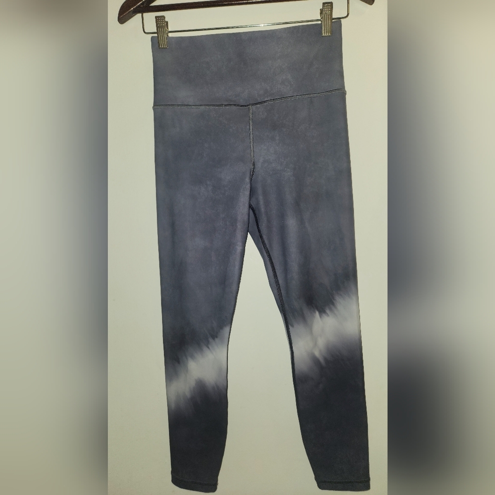Athleta Elation Tights Women's Gray Tie-Dye Leggings Size Small NWOT
